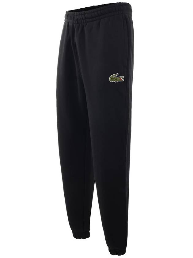 Relaxed Fit Jogger Pants Black - LACOSTE - BALAAN 3