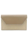 Logo Saffiano Card Wallet Grey Green - MARNI - BALAAN 2