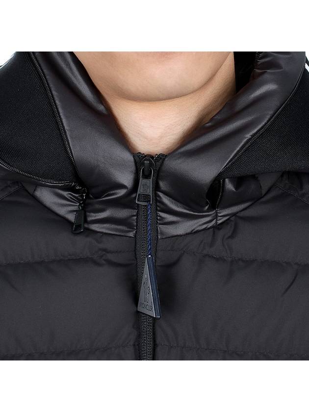 Chevrerie Hooded Short Down Padding Black - MONCLER - BALAAN 8