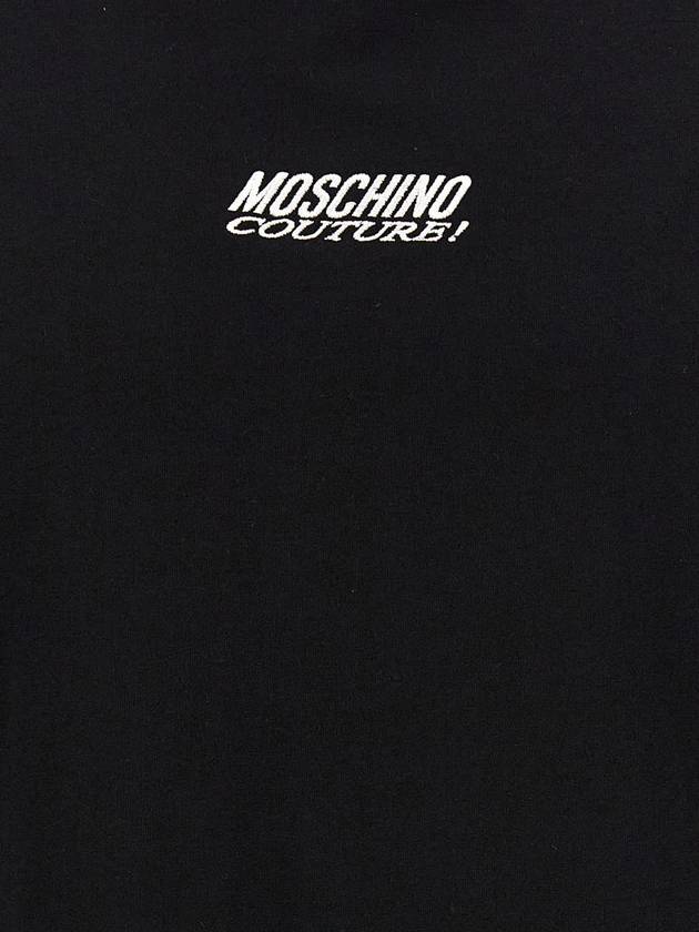 SS T shirt ricamo logo A071720401555 - MOSCHINO - BALAAN 5