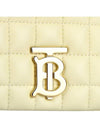 Quilted Leather Mini Lola Cross Bag Cool Lemon - BURBERRY - BALAAN 9