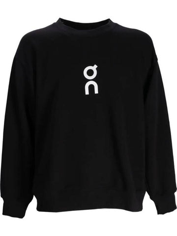 Club Crew Neck Sweatshirt Black - ON RUNNING - BALAAN 1