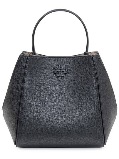 Mcgraw Logo Small Bucket Bag Black - TORY BURCH - BALAAN 2