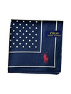 polo logo dot pattern handkerchief navy 5 - RALPH LAUREN - BALAAN 2