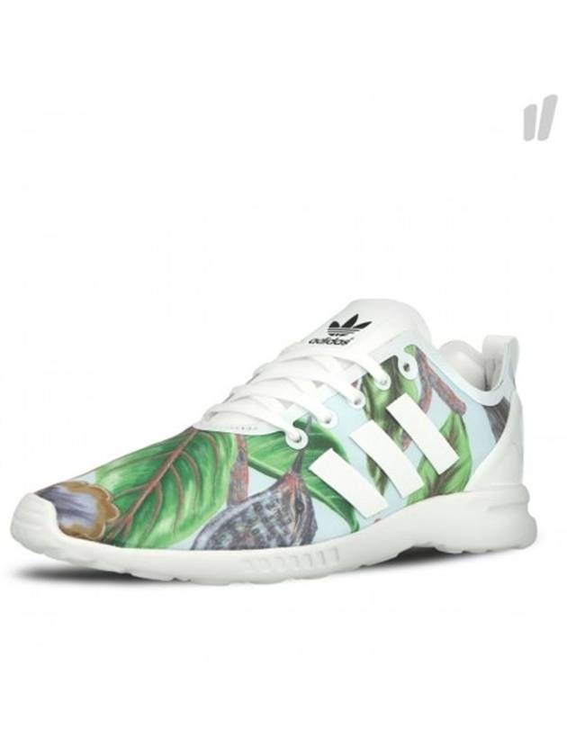 01S82890OriginalZX Flux SmoothGreen Floral - ADIDAS - BALAAN 7