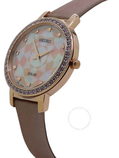 Seiko Crystal Mother of Pearl Dial Ladies Watch SUP456P1 - SEIKO - BALAAN 2