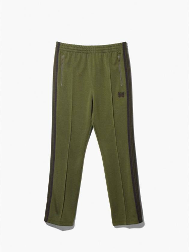 Poly Smooth Narrow Track Pants Olive - NEEDLES - BALAAN 2