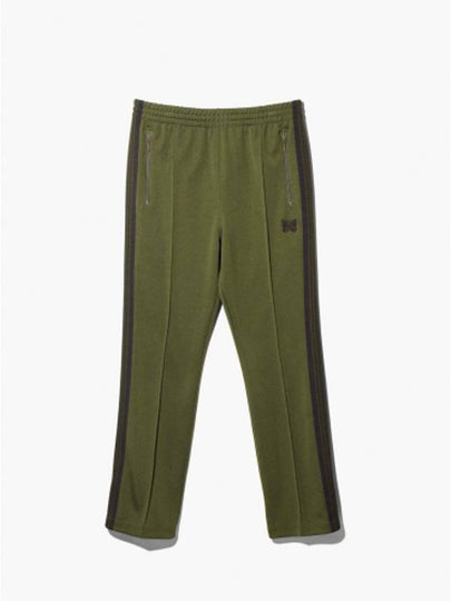 Poly Smooth Narrow Track Pants Olive - NEEDLES - BALAAN 2