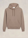 Mini Heart Logo Hoodie Beige - AMI - BALAAN 2