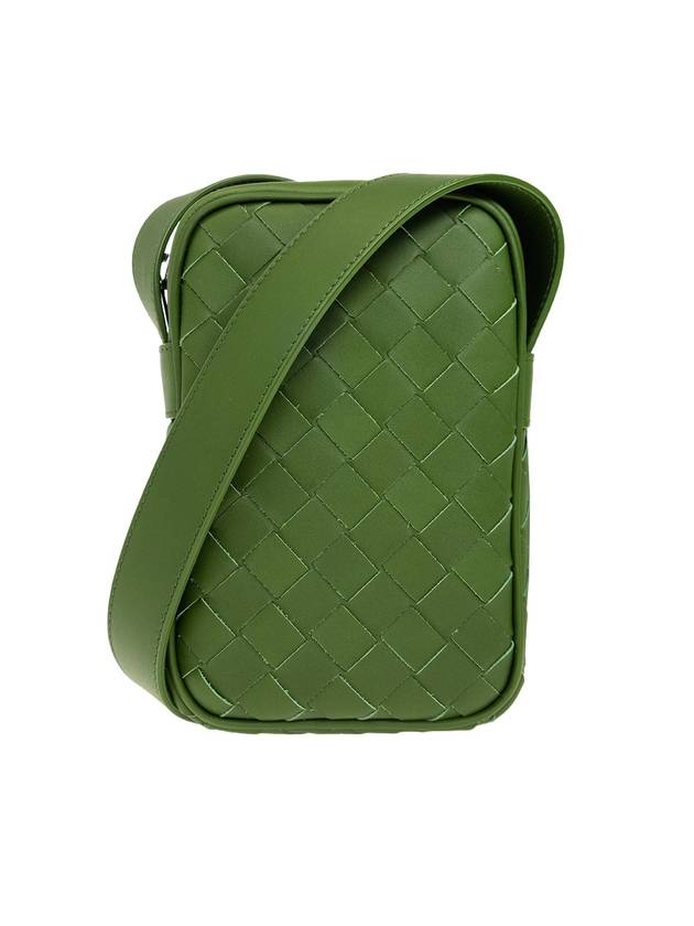 Intrecciato Zipper Leather Mini Cross Bag Avocado - BOTTEGA VENETA - BALAAN 1