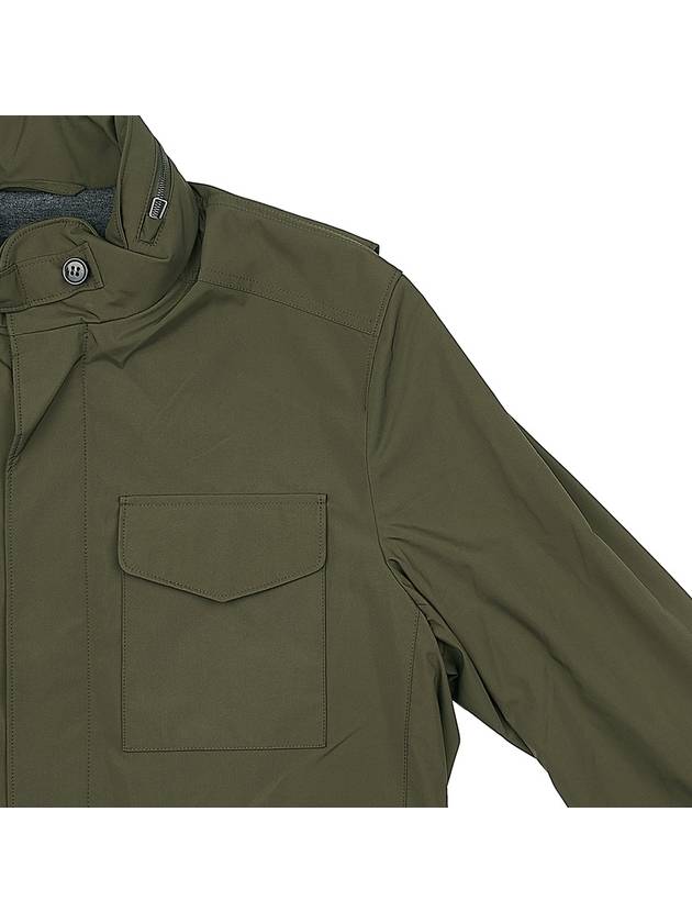 Traveler Windmate Bomber Jacket Green - LORO PIANA - BALAAN 5