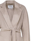 Ludmilla Belted Single Coat Sand - MAX MARA - BALAAN 4