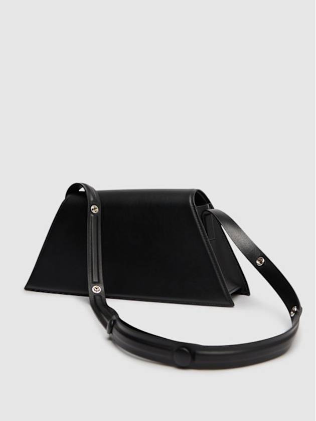 Medium Leather Shoulder Bag Black - MARNI - BALAAN 7