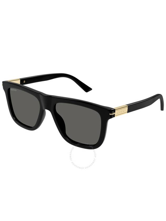 Logo Decorated Square Frame Sunglasses Black - GUCCI - BALAAN 2