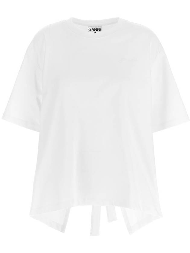 Ganni Asymmetric T-Shirt - GANNI - BALAAN 1