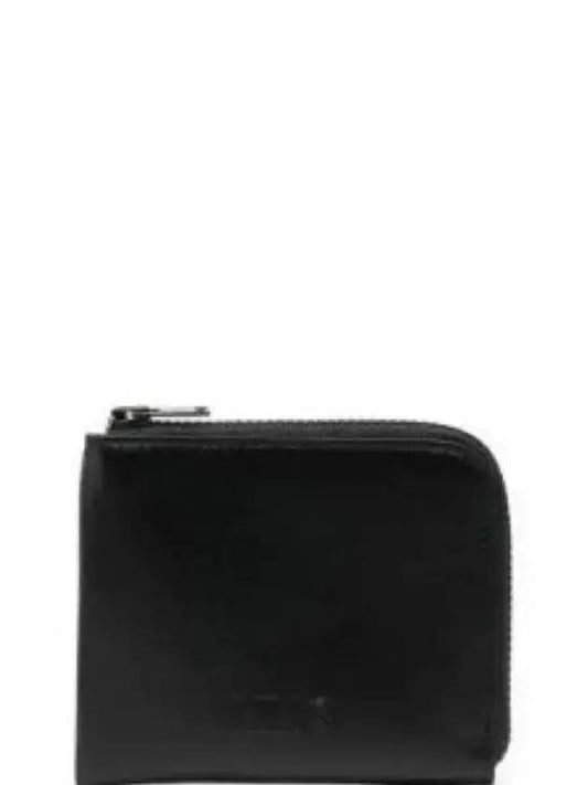 MM6 Maison Margiela Logo Zip Around Wallet Black XS63UI0002P4812T8013 - MAISON MARGIELA - BALAAN 1