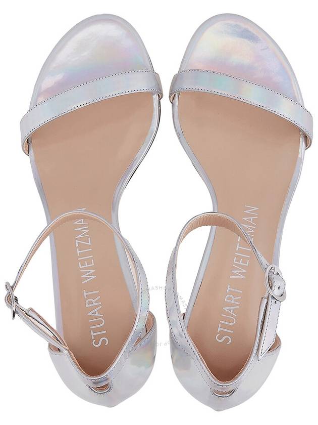 Stuart Weitzman Silver Nunakedstraight 60 Sandals Brand Size 36 US Size 5.5 - STUART WEITZMAN - BALAAN 3