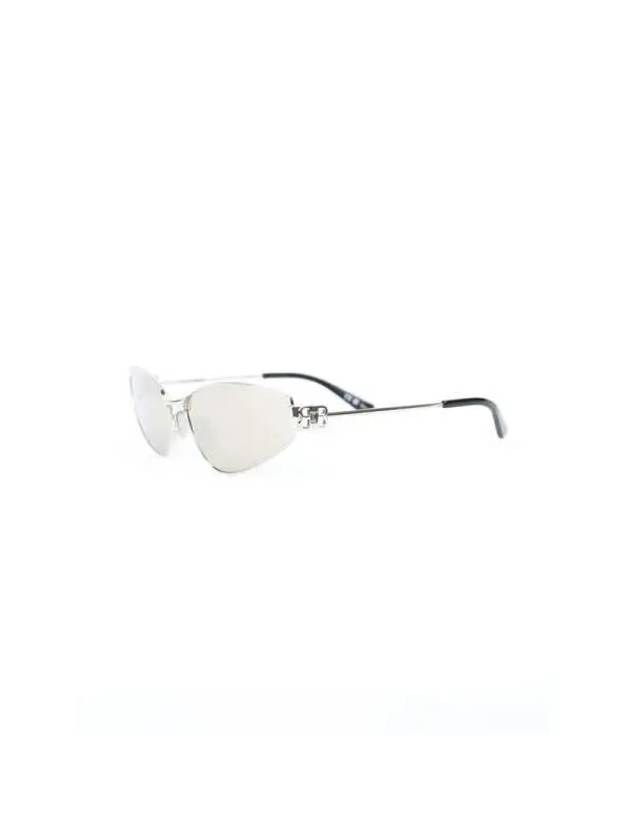 Mercury Oval Sunglasses Silver - BALENCIAGA - BALAAN 3