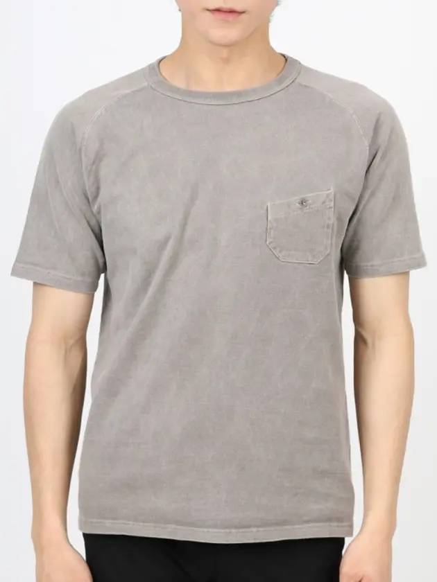 9.5Oz Basic Pigment Short Sleeve T-Shirt Grey - NIGEL CABOURN - BALAAN 2