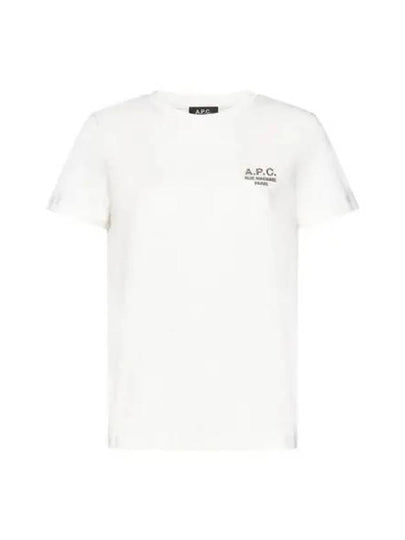 New Denise Logo Short Sleeve T-Shirt White - A.P.C. - BALAAN 2