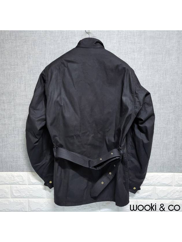 Men's International Original Wax Belt Jacket Black - BARBOUR - BALAAN 3