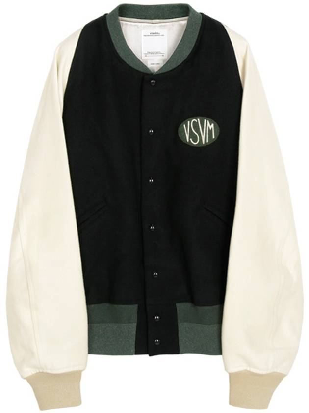 Black VSVM Wool Varsity Jacket 0124105013013 BLACK - VISVIM - BALAAN 1