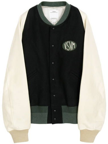 Black VSVM Wool Varsity Jacket 0124105013013 BLACK - VISVIM - BALAAN 1