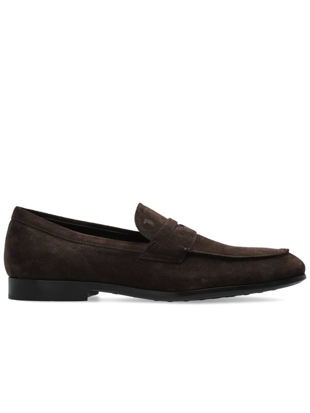 Tod’s Suede Loafers Shoes, Men's, Brown - TOD'S - BALAAN 1