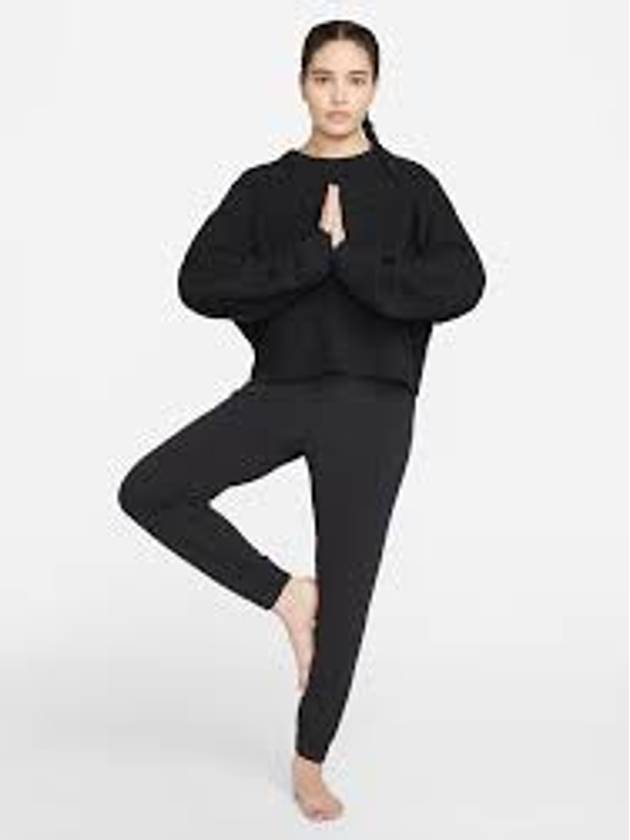 Yoga Dri-Fit Fleece Track Pants Black - NIKE - BALAAN 4