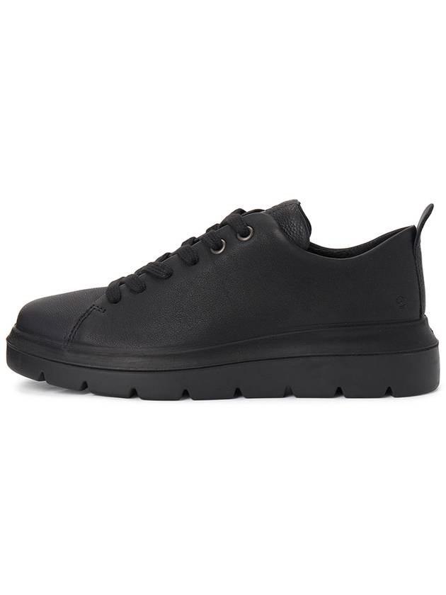 Nouvelle Lace Up Low Top Sneakers Black - ECCO - BALAAN 4