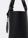 Double Up Leather Tote Bag Black - TOD'S - BALAAN 3