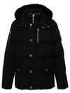 Cloud 3Q Logo Shearling Padding Black - MOOSE KNUCKLES - BALAAN 2