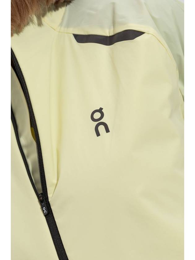 On Running Jacket With Logo, Women's, Yellow - ON RUNNING - BALAAN 5