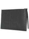 Crocodile Leather Clutch Bag Black - ALEXANDER MCQUEEN - BALAAN 5