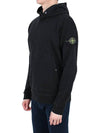 Garment Dyed Hoodie Black - STONE ISLAND - BALAAN 4