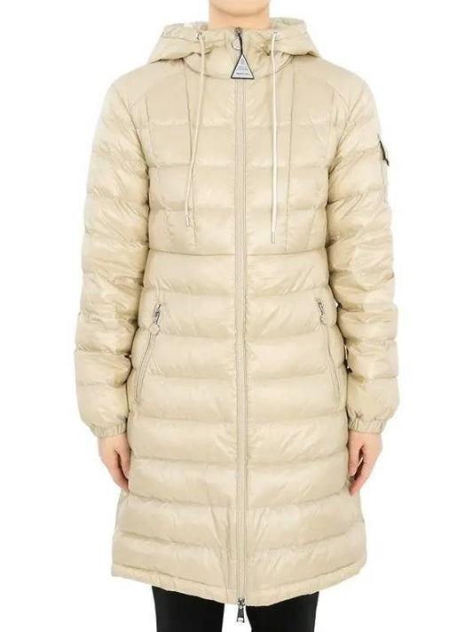 24 S S Women's AMINTORE Down Long Padded Jacket Beige 1A00007 595ZZ 200 - MONCLER - BALAAN 1