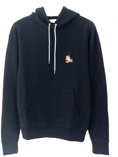 Chillax Fox Patch Classic Hoodie Black - MAISON KITSUNE - BALAAN 2