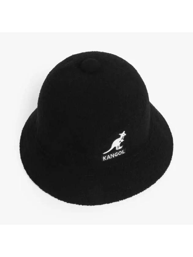 K3407 BLACK Bermuda casual big logo bucket hat - KANGOL - BALAAN 5