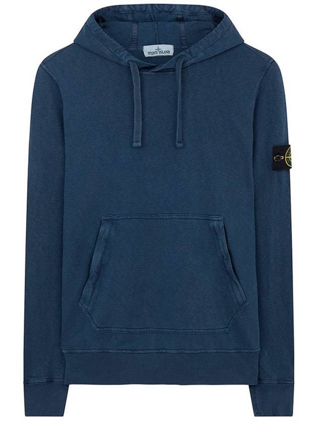 Wappen Patch Hoodie Marine Blue - STONE ISLAND - BALAAN 1