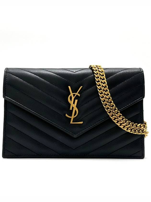 Monogram Envelope WOC Cross Bag 393953 - SAINT LAURENT - BALAAN 2