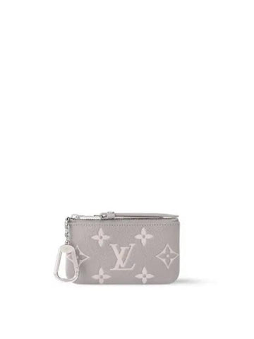 Monogram Empreinte Key Pouch Bag Grey - LOUIS VUITTON - BALAAN 1