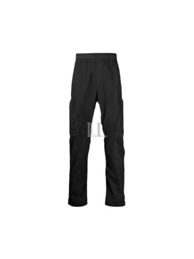 Chrome R Regular Zipper Cargo Straight Pants Black - CP COMPANY - BALAAN 2