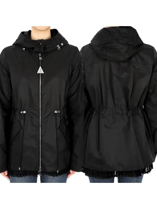 Baaba Parka Jacket Black - MONCLER - BALAAN 3