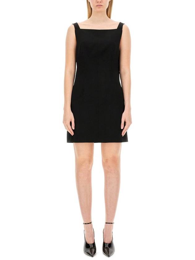 24FW midi dress BW226014N6001 AI24 BLACK - GIVENCHY - BALAAN 2