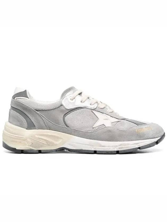 Dad-Star Low Top Sneakers Grey Silver White - GOLDEN GOOSE - BALAAN 2