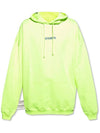 Logo Label Hoodie Neon Yellow - VETEMENTS - BALAAN 1