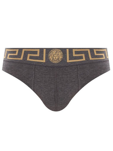 Greca Border Briefs Melange - VERSACE - BALAAN 1