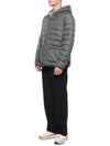 Ultra Light Nylon Hooded Down Padding Grey - THOM BROWNE - BALAAN 5