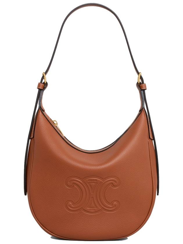 Heloise Cuir Triomphe Small Supple Calfskin Shoulder Bag Tan - CELINE - BALAAN 2