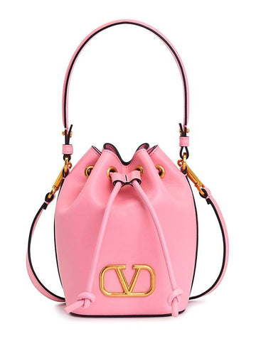 V Logo Signature Women s Bucket Bag P0Z44VNL ZQQ - VALENTINO - BALAAN 1